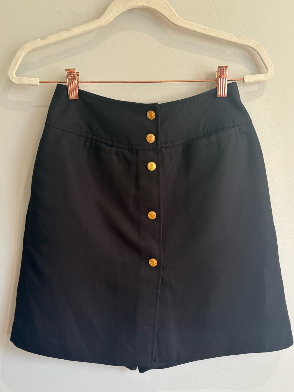Liz Claiborne Golf Navy Button Front Skort | Size 4